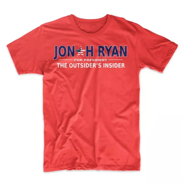 Jonah Ryan for President on Red Premium T-Shirt. Veep T-Shirt. Soft Comfy Tee!