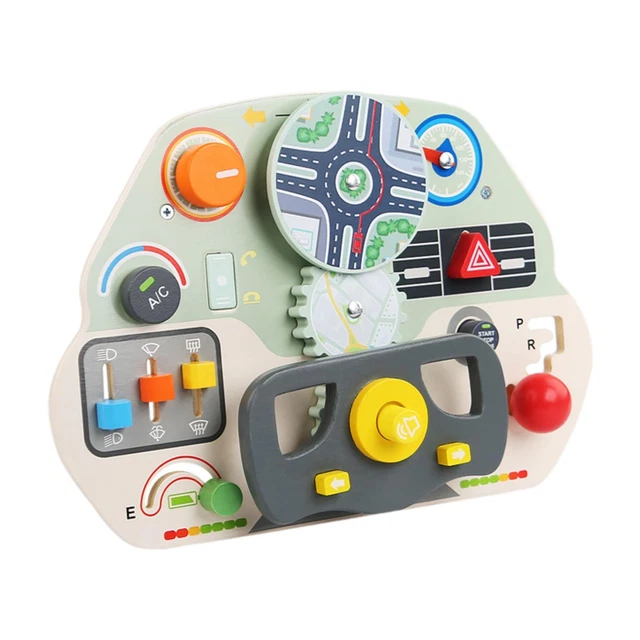 Tableau D'Activités Sensoriel Montessori – Livre En Feutre Avec Pièces Détachables – Développement Motricité Fine Et Créativité – Dès 1 An