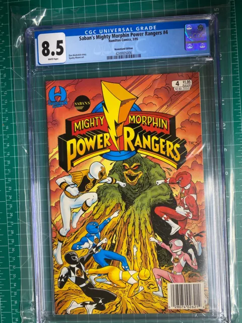 Saban’s Mighty Morphing Power Rangers #4 Newsstand Edition CGC 8.5