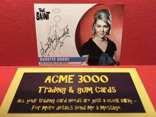 Unstoppable - THE SAINT - ANNETTE ANDRE Autograph Card AA5 as Madeline Gray