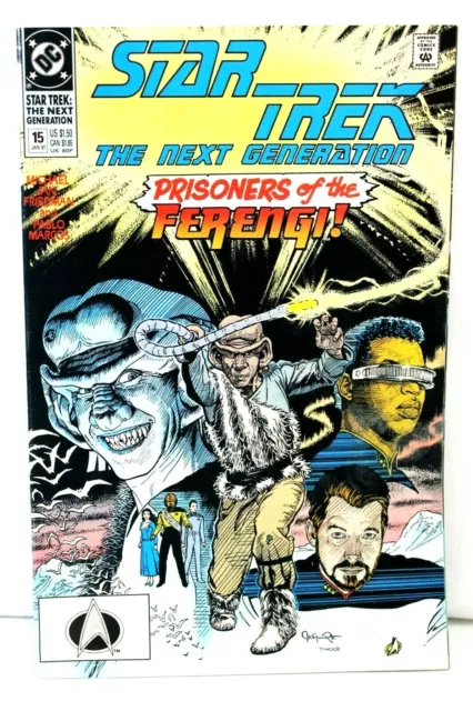Star Trek The Next Generation #15 Prisoner of Ferengi 1991 Comic DC Comics VG