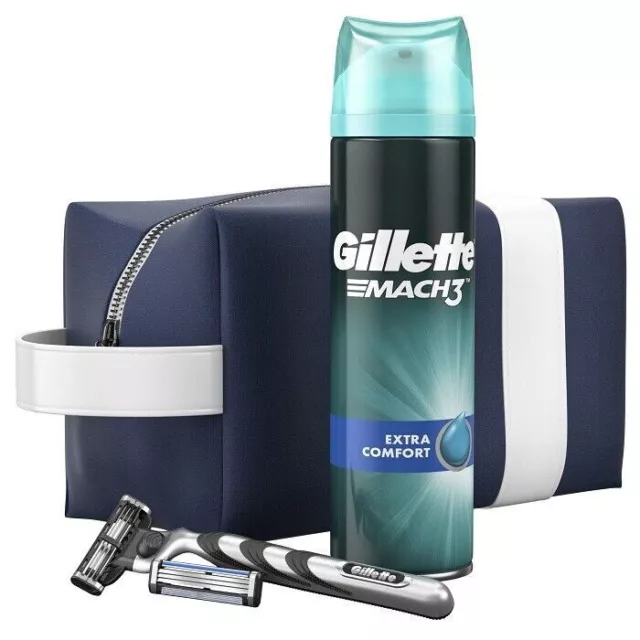 Gillette Mach 3 Extra Comfort Goft SET MEN Gel de Afeitar + Mango + 2...