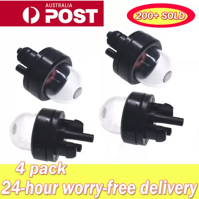 4X Petrol Snap in Primer Fuel Bulb Pump Fit For Stihl Ryobi Homelite Poulan AU