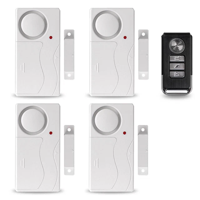 Magnetic Sensor Window Door Glass Wood Entry Detector Loud Alarm DIY Pairing CN