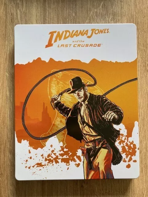 Indiana Jones and The Last Crusade 4k Ultra + Blu Ray Steelbook