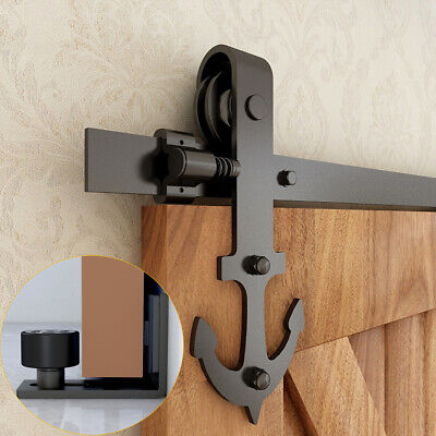 4FT ~ 20FT Sliding Barn Door Hardware Kit for Single/Double/Bypass Anchor Hanger