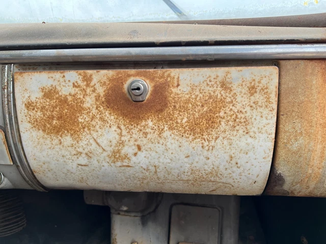 1949 1950 Chevrolet Styleline Fleetline Glove Box Door with Hinge/Arms 1949 1950 Chevrolet Styleline Fleetline Glove Box Door with Hinge/Arms