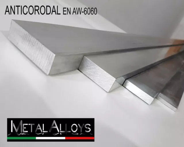 Barra Piatta Alluminio da 20 25 mm IN DIVERSE LUNGHEZZE E SP. ANTICORODAL 6060