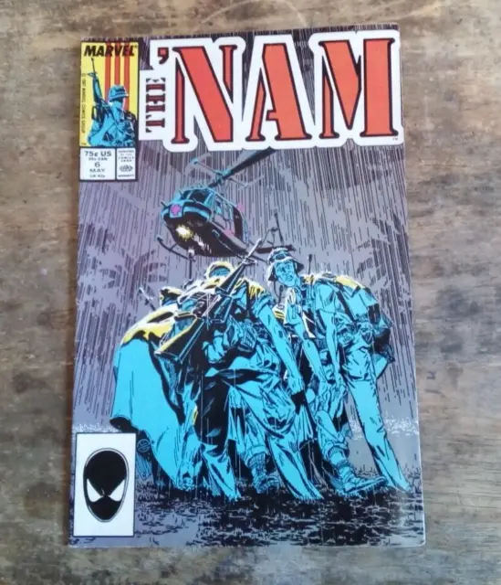 (16-3) Collectible Comic Book: "The 'Nam, Vol. 1, No. 6, May 1987: Monsoon"
