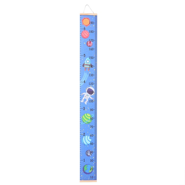 Toise Murale Enfant Portable – Graphique De Croissance 200 Cm Avec Motifs Animaux Mignons, Autocollant Décoratif Bébé Et Enfant