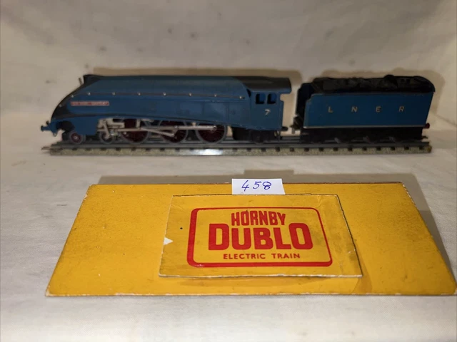 Hornby Dublo 3 Rail A4 Sir Nigel Gresley Loco & Tender Horseshoe Magnet Serviced