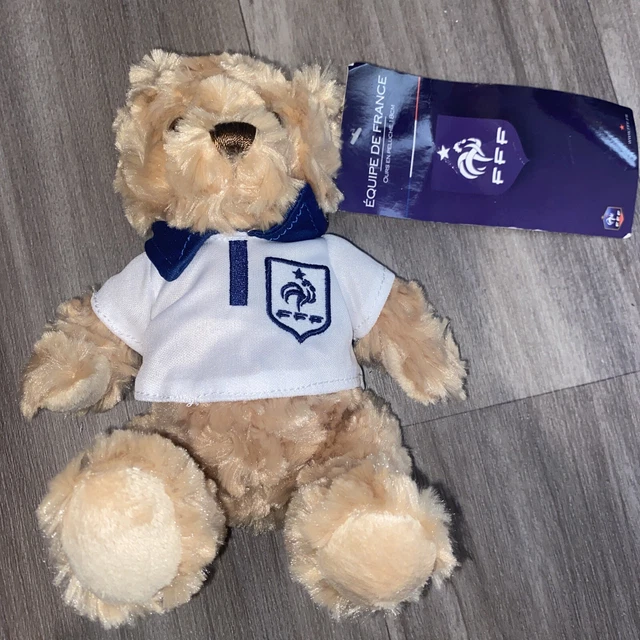 Giocattoli con chiglia orsacchiotto Equipe De France Merch di calcio nuovi con etichette coppa del mondo
