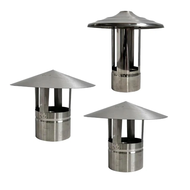 Chimney Cap Roof Vent Cap Pipe Cap Fireplace Protective Flue Cap Air Vents Rain