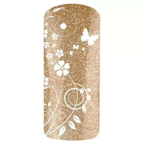 Vernis gel UV de finition à paillettes dorées STARLIGHT 7526