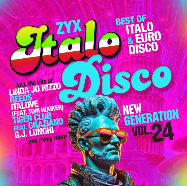 CD ZYX Italo Disco New Generation Vol. 24 D'Artistes Divers 2CDs