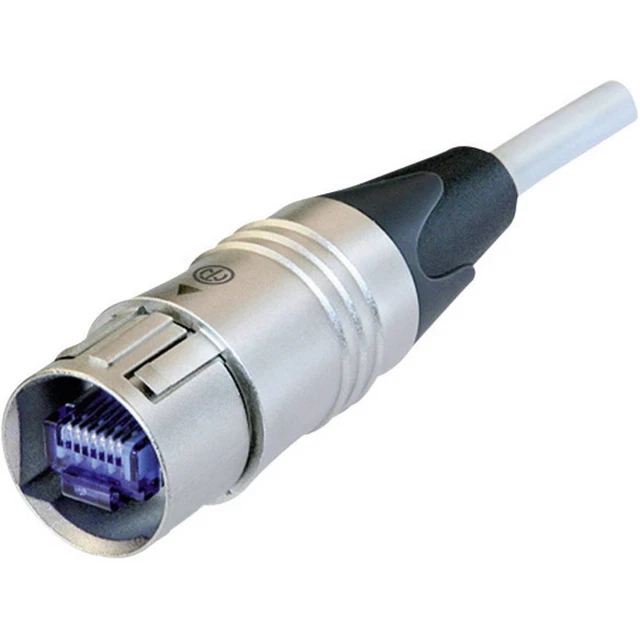 Câble EtherCon® CAT6 RJ45 CAT 6 Neutrik - [1x RJ45 mâle - 1x RJ45 mâle] - 3.00