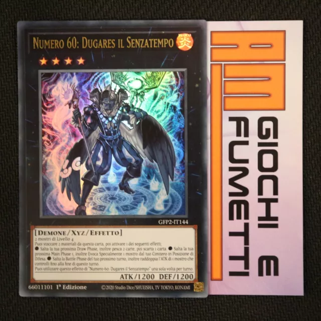 NUMERO 60: DUGARES IL SENZATEMPO in italiano YUGIOH rara ULTRA yu-gi-oh!