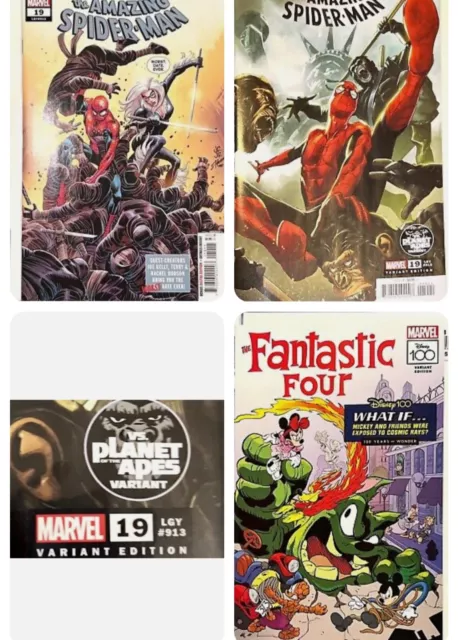 AMAZING SPIDER-MAN #19 (2023, Marvel) Main, Disney, Apes Variants - Your Choice