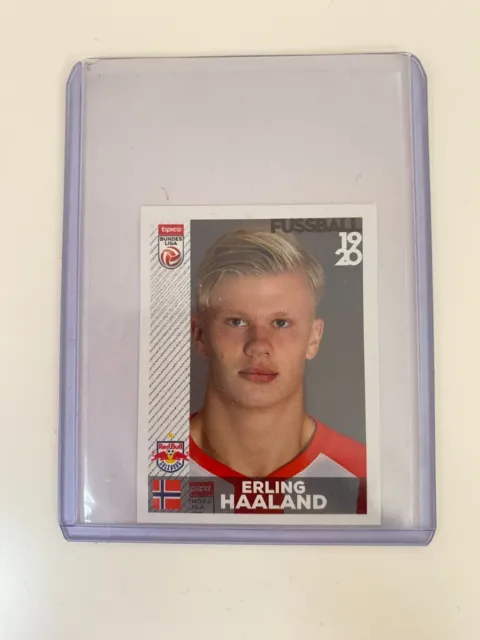Panini Rookie Sticker Soccer Erling Haaland Haland Salzburg #32 MINT🔥🔥🔥