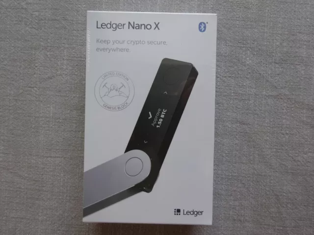 Ledger Nano X Genesis Edition *NEU* Kryptowährungsstick *VERSIEGELT*
