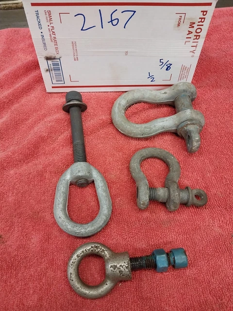 SHACKLES  EYE BOLTS #2167= Lockheed    #2167