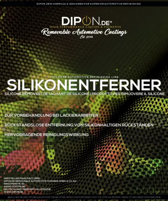 2,5 Liter DIPON® Premium Silikonentferner Entfetter Lackierer Reiniger Autolack