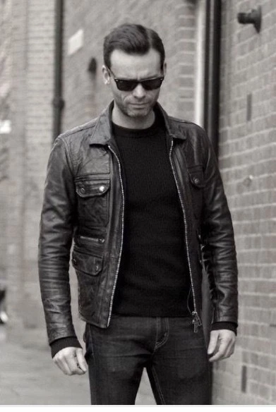 Moto Avenue Mens Allsaints Leather Jacket AllSaints Leo Leather