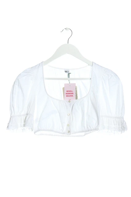 Camicia tradizionale GöSSL donna taglia DE 34 bianco casual look