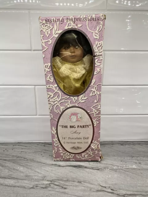 14" Porcelain Doll “AMY THE BIG PARTY” Heritage Mint, LTD.