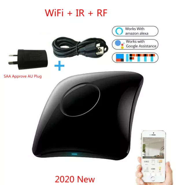 Broadlink RM4 Pro Smart Home Automation WiFi IR RF Intelligent Remote AU Adapter