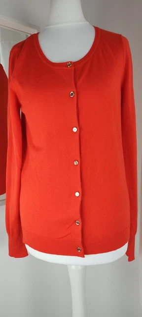 Cache Cache Womens Soft Orange Knit Cardigan Size XS