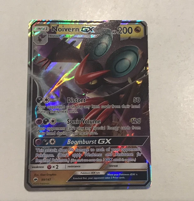 Pokemon - Noivern GX - 99/147 - SM Burning Shadows - Half Art