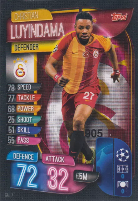 Topps Champions League 19 20 2019 2020 GAL7  Christian Luyindama