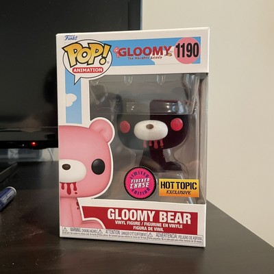 GLOOMY BEAR FLOCKED Chase and Common Hot Topic Exclusive Funko Pop