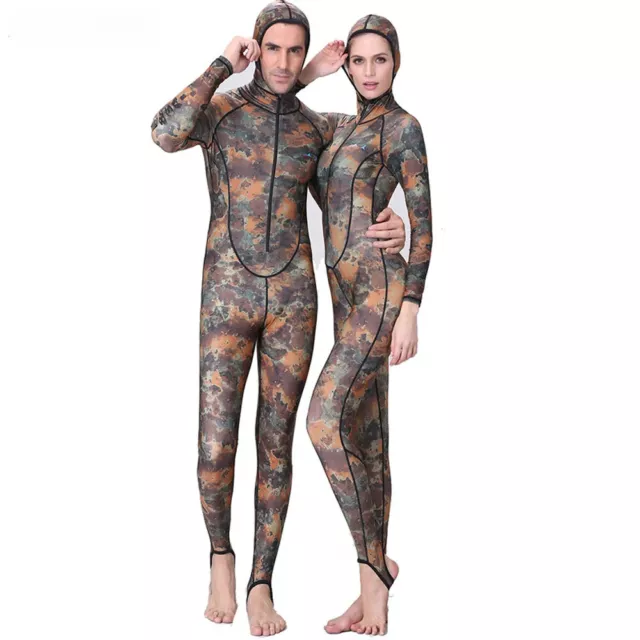 Swimming Suit spearfishing Spandex Camo Skin One piece UV Men Women Surfing suit