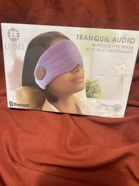 Lomi Relaxation Wireless Eye Mask W/Built-in Speaker Factory Sealed Brand New