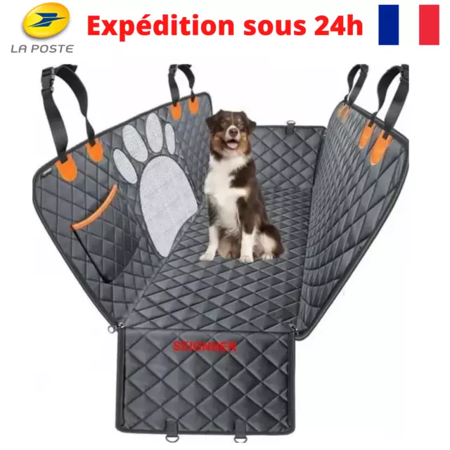 Housse de Siège de Protection Arrière Voiture pour Chien Universelle Imperméable