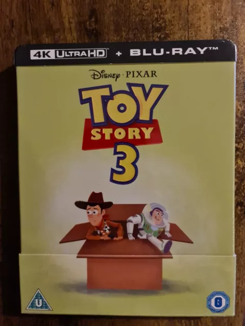 Toy   Story   3   4K  Ultra  Hd   +  Blu-Ray   Steelbook   Dispatch   Same   Day