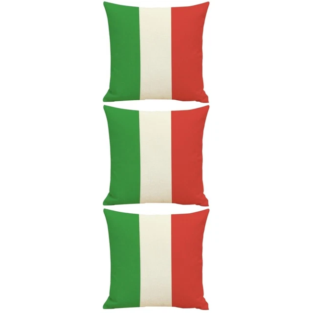 3pz Pattern Bandiera Italia Federa Cuscino Cuscino Divano Casa