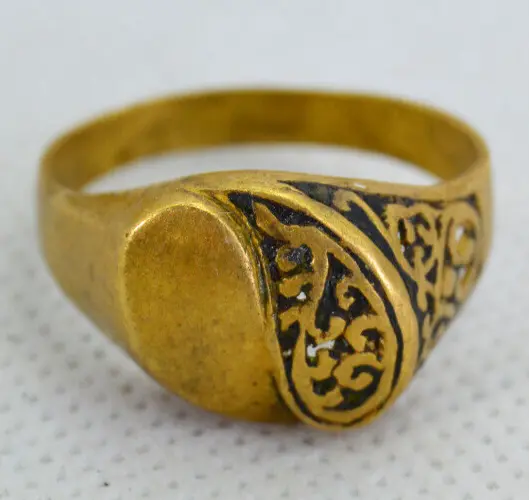 Rare Ancient Bronze Viking Old Ring Artifact Amazing Authentic Very Stunning