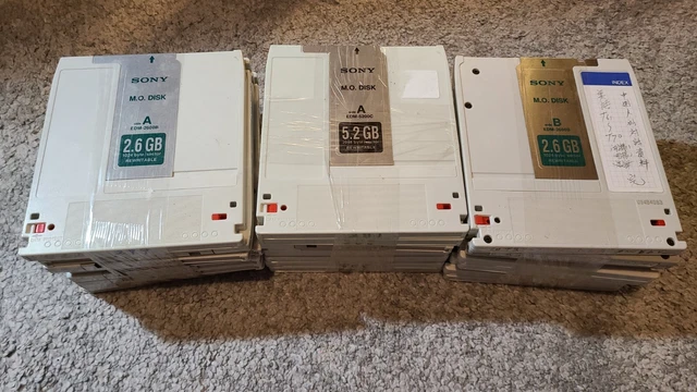 Lot of 24 Used Sony M.O. Disks