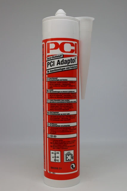 PCI Adaptol Produit de Scellement Acrylique 310 ML En Blanc & Gris Joints