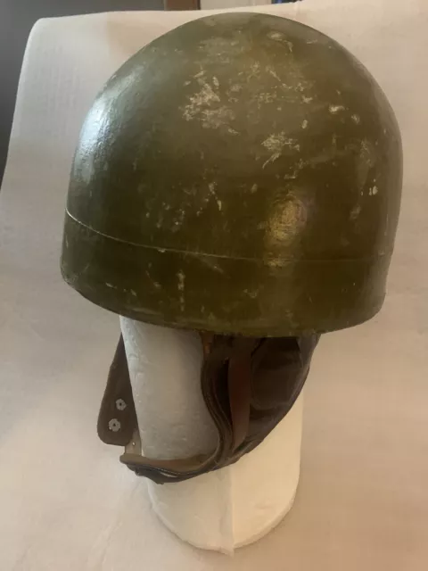 Belgium pulp dispatch rider helmet. Post Ww2. Ex Condition