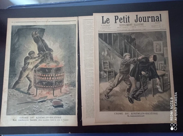 Le Petit Journal N°371 Du 26/12/1897 - Crime Du Kremlin-Bicêtre (assassinat) - Époque