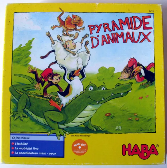 Jeu HABA -  Pyramide d’animaux - à partir de 2 ans - 2 à 4 joueurs