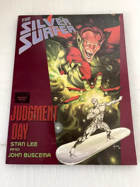 Silver Surfer Judgment Day Marvel Graphic Novel Copper Age Mephisto 1St Print