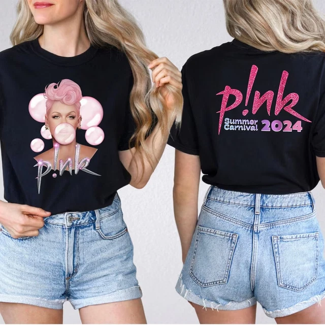P!NK PINK SINGER Summer Carnival 2024 Tour TShirt, P!nk Trustfall