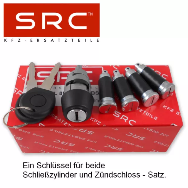 4x SRC SCHLIESSZYLINDER TÜRSCHLOß SCHLOß + ZÜNDSCHLOß FÜR VW TRANSPORTER T4 T 4