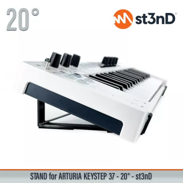 SOPORTE para ARTURIA KEYSTEP 37 - 20 grados - Impreso en 3D - 100%...