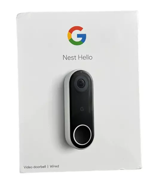 Google Nest Hello Video Doorbell Wired new